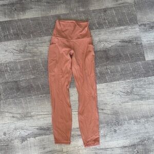 Lululemon high rise Align pants with pockets